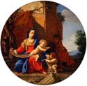 the holy family with the infant saint john the baptist
